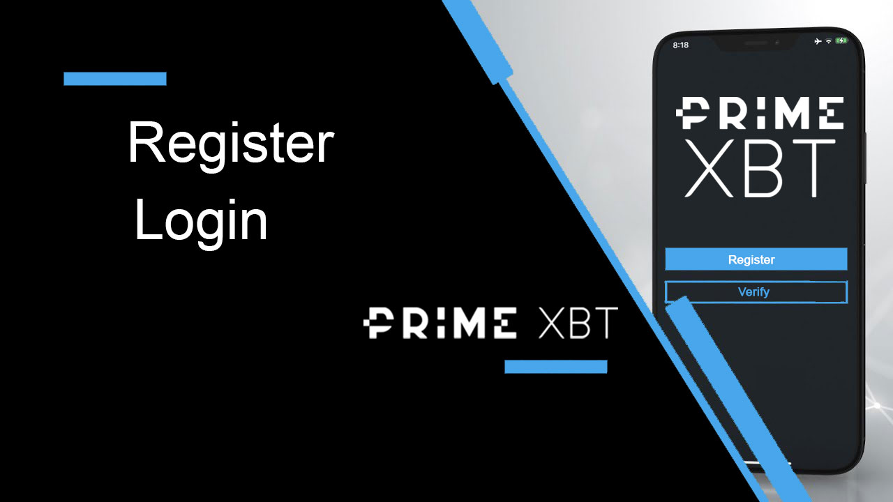 PrimeXBT 계정 등록 및 로그인 방법